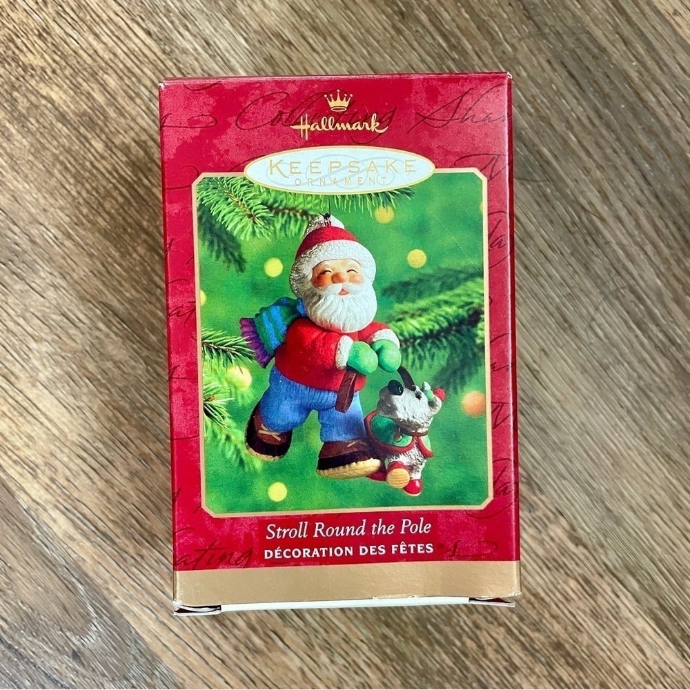 Hallmark Keepsake Stroll Round The Pole Christmas Tree Ornament 2000